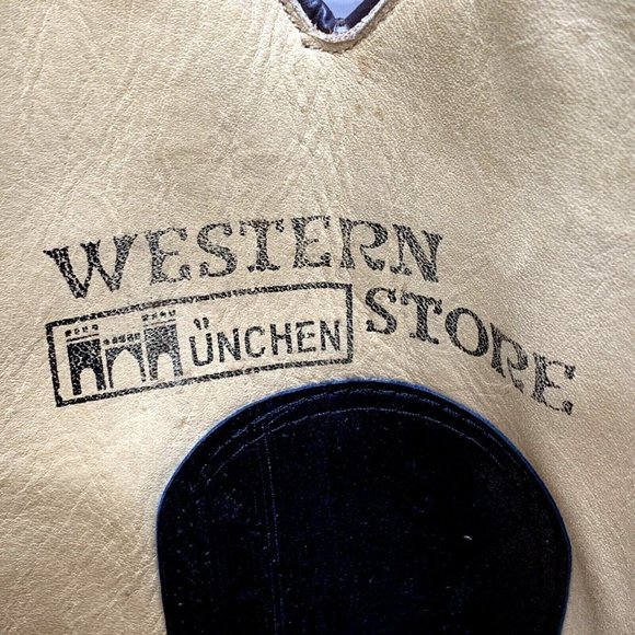 Vtg 1970s-80s TONY MORA Men Western Boots Tufted Brown Leather MADE SPAIN 12 D - Picture 11 of 12